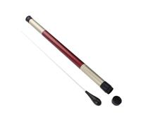 Vaguelly Wooden Orchestra Conducting Baton 2pcs Set with Black and Brown Imitation Handles for Music Conductors and Symphony Orchestra Concert Use Random Color
