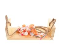 Vaguelly Wooden Swing Photography Prop for Newborns Charming Shower Decor for Celebrations and Nursery Styling Boy Girl Photo Accessories