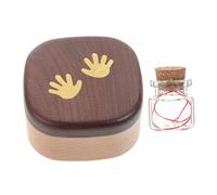 Vaguelly Wooden Tooth Keepsake Box Precious Souvenir for Baby's Lost Teeth Designed Under Pillow or Bedside Table Gift for Boys and Girls