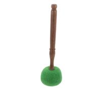 Vaguelly Wool Head Singing Bowl Mallet Versatile Tibetan Striker for Meditation Relaxation and Sound Therapy Lightweight Stick for Yoga and Sound Healing Large Green