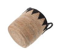 Vaguelly Woven Straw Toy Basket Large Capacity Natural Seagrass Storage Organizer for Living Room Bathroom Nursery with Handle Handcrafted Rustic Decor