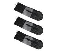 Vaguelly Yoga Mat Cover Bag 3Pcs with Shoulder Strap 70x25cm Breathable Nylon Polyester Pouches for Yoga and Outdoor Sports
