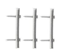 Vaguelly Zinc Alloy Guitar String Retainer Rods for Electric Guitars - Silver 48Mm String Winder and Tuning Aid with Lightweight Strong Quality Design