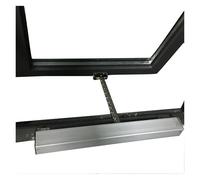 VagxTbs Automatic Electric Skylight Window Opener Motor 600N Pull Force Single Chain Actuator For Roof Windows & Ventilation AC100-240V With Rain Sensr(600mm/23.6in)