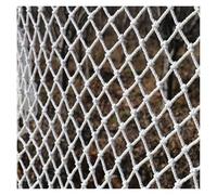 VagxTbs Climbing Cargo Net For Kids Outdoor Balcony Safety Net Rope Netting Playground Climbing Net Stairway Railing White Nylon Rope Net Safety Rope Net For Kids(2X2m)