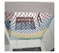 VagxTbs Climbing Net Woven Rope for Kids, Playground Equipment Cargo Netting Cargo Nylon Rope Netting, Safety Netting for Balcony, Garden (3x3m)