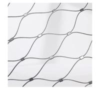 VagxTbs Metal Guardrail Net 304 Stainless Steel DIY Decorative Garden Poultry Chicken Wire Netting Safety Net Fence Netting Woven Wire Mesh(0.8x8m/2.6x26.2ft)