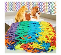 VagxTbs Nylon Rope Net Outdoor Construction Safety Net Anti Falling Garden Plant Climbing Netting for Balcony, Garden, Playground (2x6m)