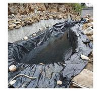 VagxTbs Pond Liners, Foldable 8 Mil Pond Liner Black Pliable & Durable HDPE Material Pond Liner, 63 Sizes(4x8m/13.1x26.2ft)