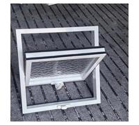 VagxTbs Rectangle Metal Rotatable Embedded Hopper House Kitchen Living | Energy Efficient Rotation Windows Basement Handles Water Ripple Protect Privacy Windows For Houses(A,28x28in/70x70cm)