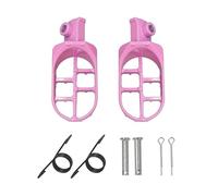VAHAKKRMVM For XR50R CRF50 CRF70 CRF80 CRF100F Motorbike Dirt Pit Bike Motorcycle Foot Pegs Rests Footpegs Motorcycle Foot Pegs(PINK)