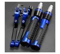 VAHAKKRMVM Motorcycle Extendable & Ajustable Brake Clutch Levers 7/8" 22MM Hand Grips Handlebar Ends for Suzuki GSX-8S GSX8S 2023 2024 2025 Parts(6)