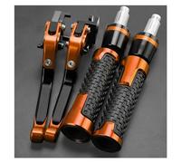 VAHAKKRMVM Motorcycle Extendable Ajustable Brake Clutch Levers 7/8" 22MM Hand Grips Handlebar Ends for Suzuki GSX-8S GSX8S 2023 2024 2025 Parts(4)