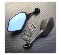 VAHAKKRMVM Motorcycle Mirrors For Ninja 300 250 H2r Zx-6r Zx-14r Zx-10r 250sl Rear View Mirrors Motorcycle(Carbon)