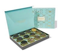 VAHDAM, Bloom - Assorted Tea Gift Set (12 Loose Leaf Tea) Tin Caddy Presentation Box | Gluten Free, Non GMO | Tea Gift Set for Women & Men