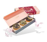 VAHDAM, BLUSH - Assorted Tea Gift Set, 3 Premium Teas in Tin Caddy Presentation Box | Loose Leaf Teas | Gift for everyone