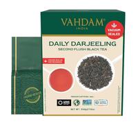 VAHDAM, Darjeeling Tea Leaves From Himalayas 340g (170+ Cups) Pure Unblended Darjeeling Black Tea, Grade Loose Leaf Tea | Packed & Shipped Direct From Source In India