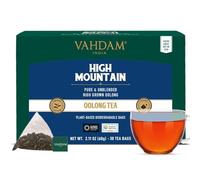 VAHDAM, Indian High Mountain Oolong Tea Bags (30 Count) Non GMO, Gluten Free | Himalyan Grown Oolong Tea Leaves - Light & Floral | Individually Wrapped Pyramid Tea Bags | Direct from Source