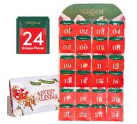 VAHDAM, Limited Edition Christmas Tea Gift Set | 24 Unique Flavor Tea Bags - Folding Holiday Tea Gift Box | Christmas Presents For Women, Men & Adults