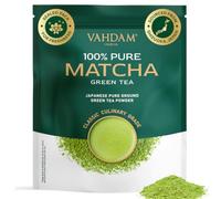 VAHDAM, Matcha Green Tea Powder (100g) Authentic Japanese First Harvest Culinary Grade from Shizuoka, Japan | Resealable Ziplock Pouch