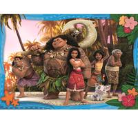 Clementoni Jigsaw Puzzle Disney Vaiana 2, 104 Pieces - Supercolor Puzzle For Children 6-8 Years, Cartoon, Disney, Gift For Boy/Girls, Puzzle For Kids, Made In Italy, 25786
