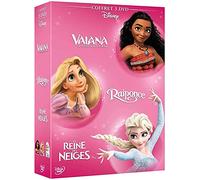 Vaiana, la légende du bout du monde + Raiponce + La Reine des neiges