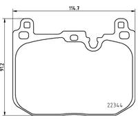 VAICO V20-3131 Brake pad set