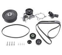 VAICO - V20-50105-BEK - Water Pump + V-Ribbed Belt Kit - fits BMW 11517790472