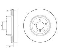 VAICO V20-80022 Brake disc