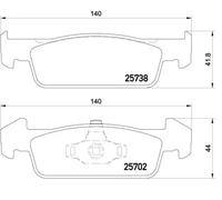 VAICO V21-0031 Brake pad set