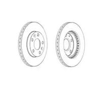 VAICO V21-80002 Brake disc