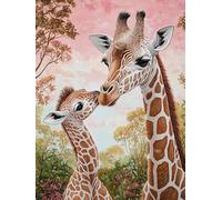 VAIIEYO 5D DIY Diamond Painting Giraffe, Diamond Art Kits Adults Animal, Paint with Round Full Drill Crystal Rhinestone Diamonds Gem Art for Home Wall Decoration Gift 12X16 Inch-41