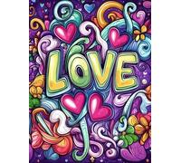 VAIIEYO 5D DIY Diamond Painting Love, Diamond Art Kits Adults Letter, Paint with Round Full Drill Crystal Rhinestone Diamonds Gem Art for Home Wall Decoration Gift 12X16 Inch-51