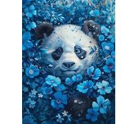 VAIIEYO 5D DIY Diamond Painting Panda, Diamond Art Kits for Adults Animal, Paint with Round Full Drill Crystal Rhinestone Diamonds Gem Art for Home Wall Decoration Gift 12X16 Inch-61