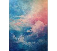 VAIIEYO Diamond Painting Wolf, Diamond Art Dreamcatcher, Paint by Numbers Full Drill Round Rhinestone Craft Canvas for Home Wall Decor 30x40 cm