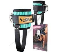 VAIIO Ankle Straps for Cable Machines,Adjustable Comfort fit Neoprene, Reinforce Double D-Ring - Premium Ankle Cuffs to Improve Abdominal Muscles, Lift The Butts, Tone The Legs for Men & Women