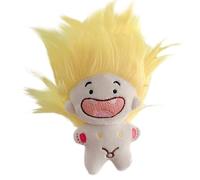 VaiKanhai Cute Twelve Signs Funny Toothless Doll Keychain Not Does It Have A Cute And Interesting Appearance You Can Also Design The Doll's Hairstyle According To Your Preferenc Plush Toy (Yellow, C)