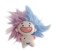 VaiKanhai Cute Twelve Signs Funny Toothless Doll Keychain Not Does It Have A Cute and Interesting Appearance You Can Also Design The Doll's Hairstyle According to Your Preferenc Plush Toy (PP1, C)