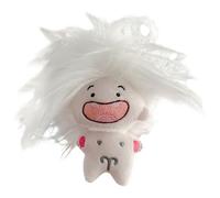 VaiKanhai Cute Twelve Signs Funny Toothless Doll Keychain Not Does It Have A Cute and Interesting Appearance You Can Also Design The Doll's Hairstyle According to Your Preferenc Plush Toy (White, C)