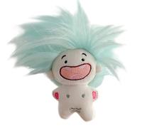 VaiKanhai Cute Twelve Signs Funny Toothless Doll Keychain Not Does It Have A Cute and Interesting Appearance You Can Also Design The Doll's Hairstyle According to Your Preferenc Plush Toy (Blue, C)