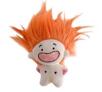 VaiKanhai Cute Twelve Signs Funny Toothless Doll Keychain Not Does It Have A Cute And Interesting Appearance You Can Also Design The Doll's Hairstyle According To Your Preferenc Plush Toy (Orange, C)