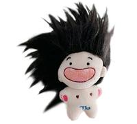 VaiKanhai Cute Twelve Signs Funny Toothless Doll Keychain Not Does It Have A Cute And Interesting Appearance You Can Also Design The Doll's Hairstyle According To Your Preferenc Plush Toy (Black, C)