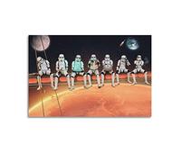 VAIKANHAI Stormtroopers On Girders Lunch Break Poster for Bedroom Aesthetics Picture Printing Canvas Painting 20x30inch(50x75cm) Unframe-style
