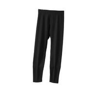 VaiKanhai Thermal Pants Men Wear Autumn and Winter Plus Fleece Thickened Large Size Leggings Slim Pants Work Trousers Men, black, 4XL