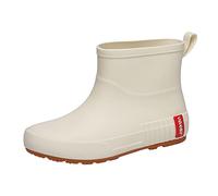VaiKanhai Wellies Mid Barrel Rain Boots Student Plus Velvet Warm Waterproof Non-Slip Water Shoes Rubber Shoes Shoes Women Internationalist, b, 7 UK