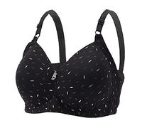 VaiKanhai Women's Seamless Sports Bra, Seamless Lace Bra Fitness Bra Gym Push Up Yoga Push Up Bra Padded Soft Bra Comfortable and Soft Sports Lingerie for Everyday Use, black, UK 26