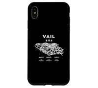 Vail Ski Snowboard Skiing Colorado Skier Case for iPhone XS Max