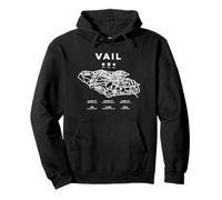 Vail Ski Snowboard Skiing Colorado Skier Pullover Hoodie