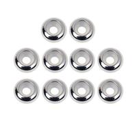 VAILANG 10Pieces Stainless Steel Rubber Insert Stopper Spacer Beads for Add-a-Bead Bracelet