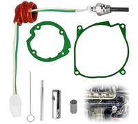 Vaileal Glow Plug Repair Kit, Auxiliary Heater Ceramic Glow Plug, 12V 24V 5KW 8KW Parking Diesel Heater Ignition Kit with Filter, With Removal Fitting Tool Diesel